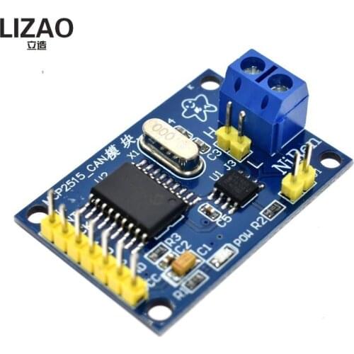 WAVGAT MCP2515 CAN Bus Module Board TJA1050 Receiver SPI For 51 MCU ARM Controller NEW