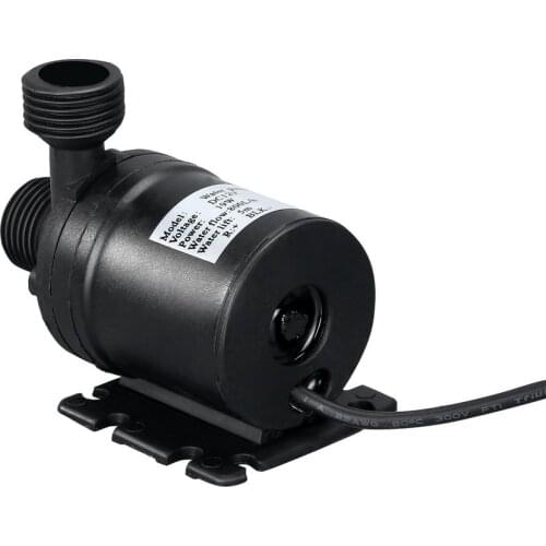 Professional Ultra Quiet Mini DC 12V Lift 5M 800L/H Brushless Motor Submersible Water Pump Multifunction Threaded Water Pump