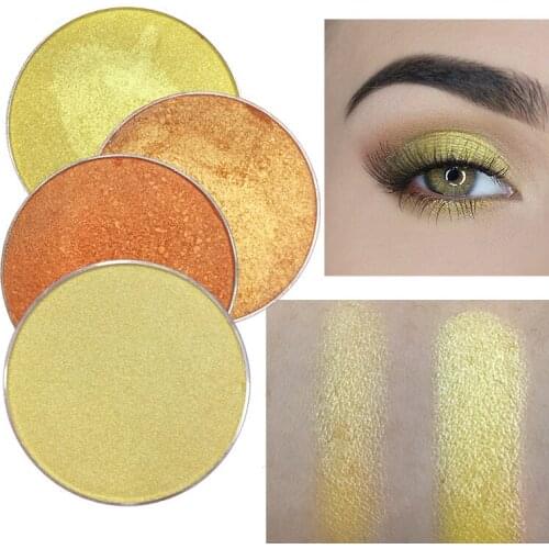 Red&Black Popular Orange Color Eyeshadow Pigment Waterproof Yellow Eyeshadow Makeup Beauty Make Up Cosmetic Pallete