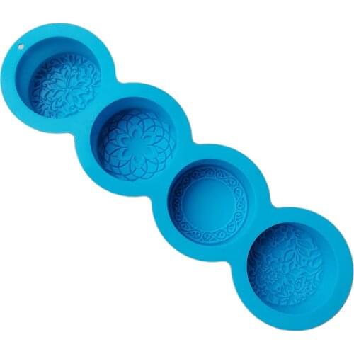 Silicone Soap Moulds, Homemade Soap Mould, Mooncake, Muffin, Pudding, Jelly, Brownie and Cheesecake, Nonstick & BPA Free