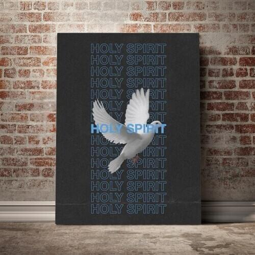 Nordic Wall Art White Dove Holy Spirit Modern Poster Print Canvas Painting Fashion Decor Living Room Bedroom Study Home Decor