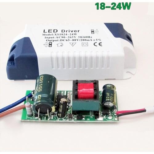 LED Driver AC90~265V 3~24W LED Power Supply Adapter Transformer For LED Panel Light Downlight With DC Jack