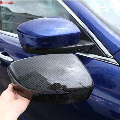 Carbon Fiber Add On Style Side Door Rearview Mirror Covers Fit for Maserati Levante Ghibli 2017 2018 2019