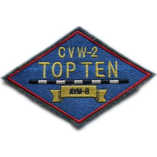 TOP GUN CVW-2 TOP TEN USS RANGER PATCHE