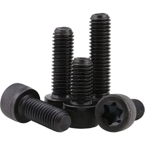 12.9 Grade Carbon Steel Torx Six Lobe Pin Cap Cup Allen Head Bolt Hex Hexagon Socket Security Screw M5 M6 M8 M10