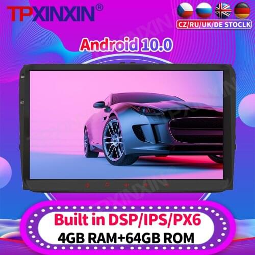 Android10 PX6 For Volkswagen magotan Car Radio Multimedia Video Recoder Player Navigation HeadUnit GPS Accessories Auto 2din dvd