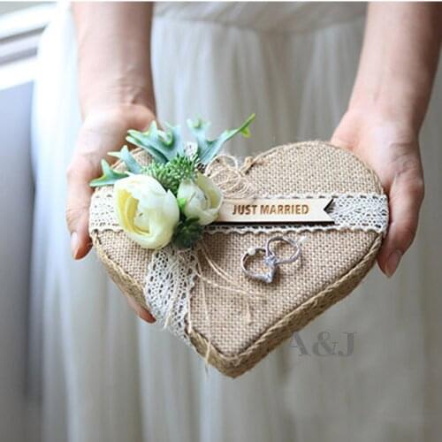 Free Shipping 1pcs lot Custom name Ring Cushion Marriage decoration Engagement Bearer pillows Wedding proposal Ideas ring pillow