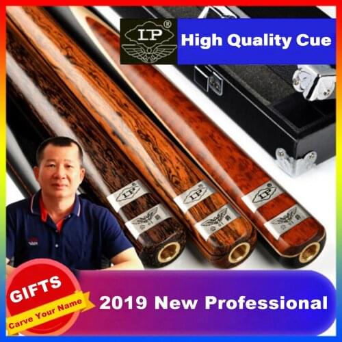 LP Billiar Duke01 One Piece Snooker Cue 3/4 Split Snooker Cue10mm Tip Professional Ashwood Shaft Rare Wood Butt 4 Colors Option