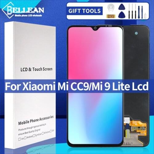 Catteny 6.39Inch A3 lite Screen For Xiaomi Mi 9 Lite Lcd With Touch Panel Digitizer Assembly Replacement For XiaoMI CC9 Display