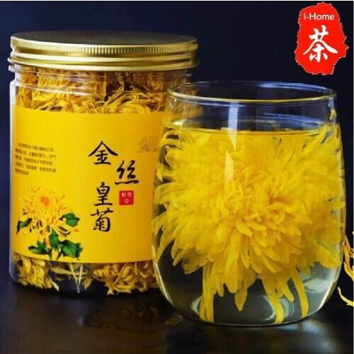 Chrysanthemum tea gold silk emperor chrysanthemum a cup of chrysanthemum flower tea