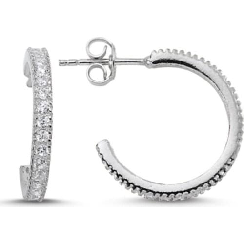 Crystal Diamond Zirconia Earrings