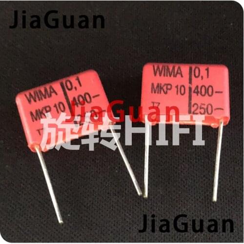 10PCS RED WIMA MKP10 100NF 400V p15mm original new MKP-10 104/400V audio 100nf/400V film 104 PCM15 hot sale 400V 0.1U