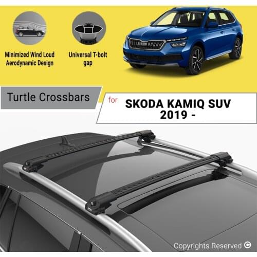 ROOF BARS FOR SKODA KAMIQ SUV 2019 ON ALUMINUM ALLOY SIDEBARS CAR ROOF RACK LUGGAGE CARRIER CROSSBAR