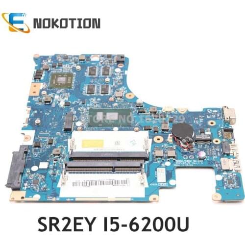 NOKOTION 5B20K38221 BMWQ1 BMWQ2 NM-A481 MAIN BOARD For Lenovo IdeaPad 300-15ISK 15.6'' laptop motherboard SR2EY I5-6200U CPU