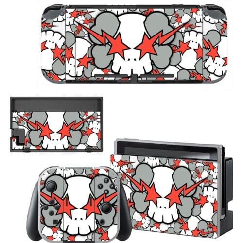 New Cartoon Game Nintendo Switch Skin Sticker NintendoSwitch stickers skins for Nintend Switch Console and Joy-Con Controller