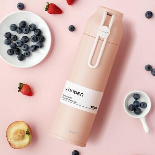 New Vacuum Flask Thermos 350ml Student Travel Insulated Bottle 304 Stainless Steel Tumlers Water Bottles Eco-frinendly Termos