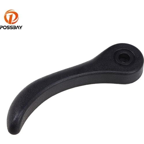 POSSBAY Black Armrest Handle Seat Adjuster Knob Seat Adjustive Lever Cover for Chevrolet GMC Hummer Seat Side Adjust Handle Grip