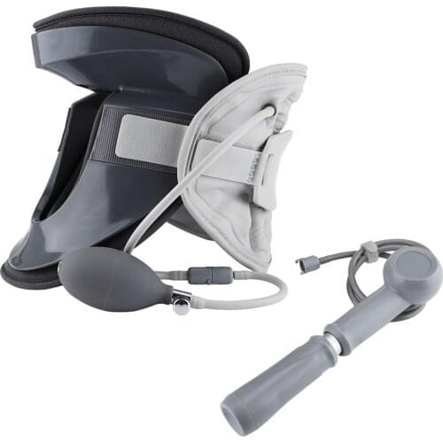 Adjustable Inflatable Neck Cervical Traction Massager Stretcher Collar Stretching Correction Therapy Pain Relief Health Care