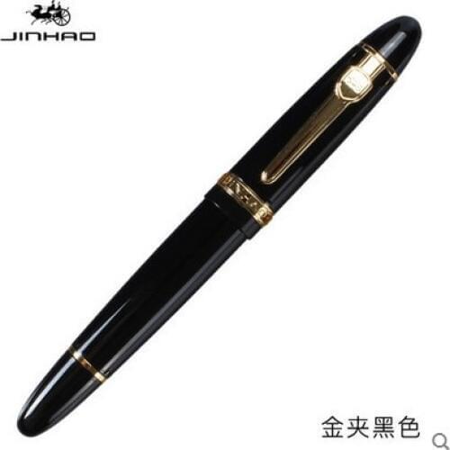 Luxury quality jinhao 159 Black gold clip Business office Medium nib Rollerball Pen New luxury Writing Pen Cute pens gift