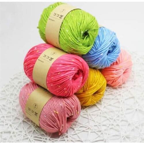 Segment Dyed Yarn Wool DIY Handmade Knitted Baby Sweater Hat Scarf Cofa Cushion Cake Yarn