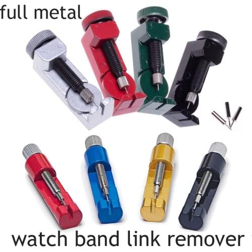 Watch Strap Link Pin Remover Repair Hand Tool Kit Metal Chain Spring Bar Removal Set Watch Band Bracelet Length Adjust Tool