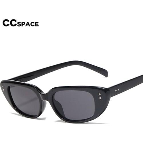 49074 Cat Eye Small Frame Rivet Sunglasses Men Women Fashion Shades UV400 Vintage Glasses