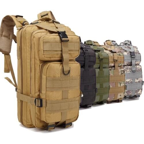 3P Molle Tactical Backpack Outdoor Survival Backpack Camping Hiking Backpacks Rucksack Camouflage Military Shoulder Backpack