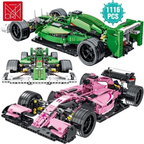 High-tech Famous Super Racing Car Building Blocks Speed Sport Vehicle Model Bricks DIY Set Toys Birthday Gift For Children