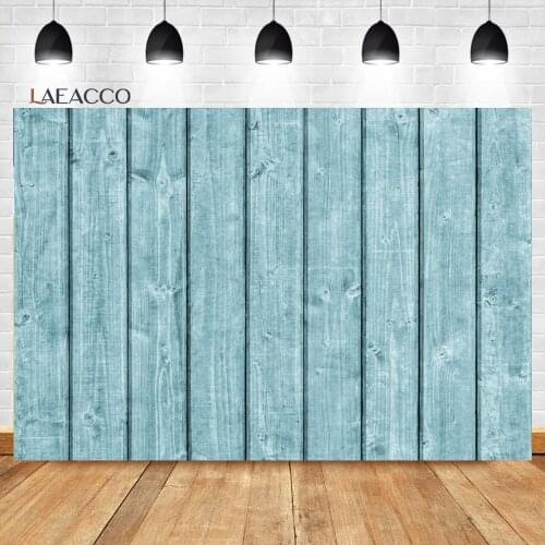 Laeacco Dark Blue Wooden Board Floor Planks Texture Grunge Customized Baby Customized Photocall Background Photographic Backdrop