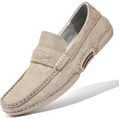 WIENJEE Men's Suede Shoes