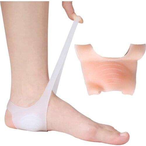 1 Pair I-shaped Foot Corrector Insoles Pads No Slip Shoes for Men Women Silicone Orthopedic Cushion No Slip Pad Foot Care Tool