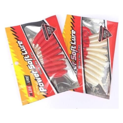 10 Pcs 65mm 2.7g Soft Silicone Fishing Lure Minnow Saltwater Freshwater Worms Wobblers Artificial Bait Bass Tackle Jigs L87