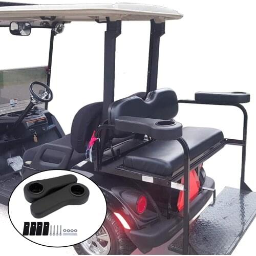 2pcs Golf Cart Arm Rest Cushion with Cup Holder for Club Car Accessories