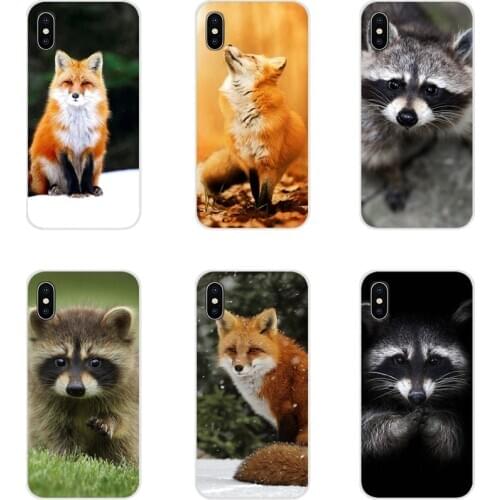 Accessories Phone Shell Covers Animal Raccoon Fox For Samsung Galaxy S2 S3 S4 S5 Mini S6 S7 Edge S8 S9 S10E Lite Plus