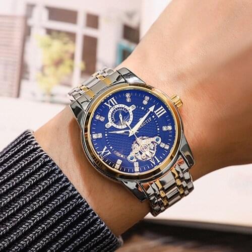 CAROTIF Top Luxury Brands Men Watches Automatic Mechanical Watch Clock Male Luxury Fashion Wristwatch 24hours Relogio Masculino