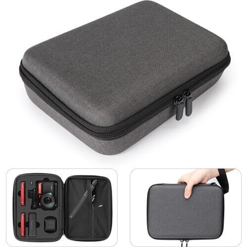 Sports Camera Carry Case Protective Storage Bag Waterproof Shockproof Portable for Insta360 ONE R TWIN Edition Camera