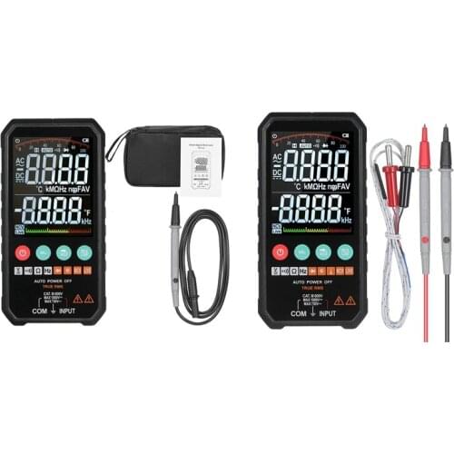 Digital Multimeter 6000 Counts True RMS AC/DC Voltage Resistance Capacitance Frequency Continuity Diode NCV Test