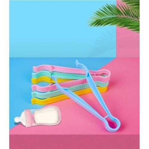 Baby Products Multifunctional Baby Non-Slip Anti-Scalding Bottle Holder Safe Sterilization Bottle Clamp PP Bottle Holder