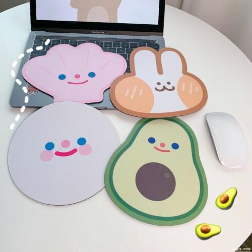Eating Melon Girl Ins Smiley Cute Cartoon Mouse Pad Laptop Student Cartoon Sliding Mouse Pad