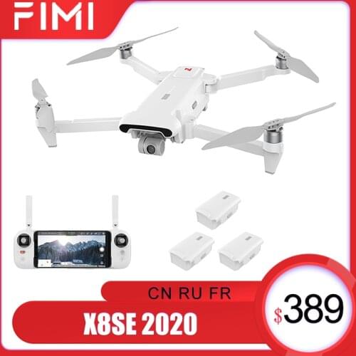 FIMI X8 SE Drone X8SE 2020 Drone RC Helicopter 8KM FPV 3-Axis Gimbal 4K Full HD Camera GPS RC Drone Quadcopter RTF