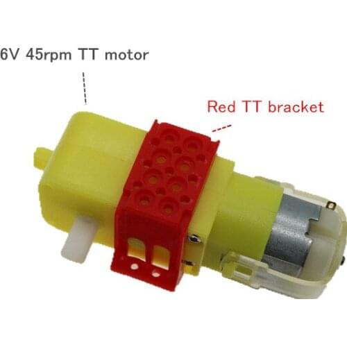 TT DC motor with Tin 6V 45RPM Low speed Large torque TT gear motor DIY Robot car model 70mA 1:120