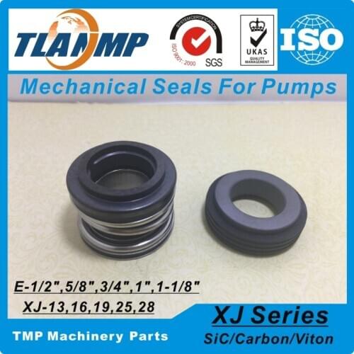 E-1 1/8" (1.125 inch), XJ-28 Mechanical Seals (Material: CA/SiC/VIT) Equivalent J-Crane Type 6 -Used For HAYWARD/GSD/HL pumps