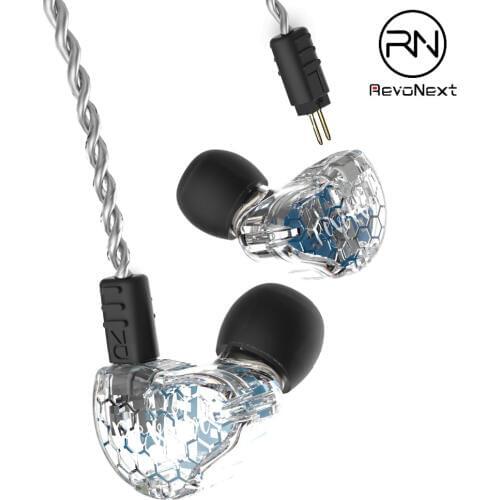 Revonext RX8S 1DD+2BA Hybrid In Ear HIFI Headphone DJ Monitor Headset Running Sport Earphone Earplug Earbud Upgraded RX8