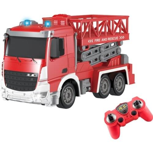 RC Truck Loader Remote Control Bulldozer 6CH 4WD Wheel Loader Metal Construction Engineer Vehicles For Kids Hobby Toys Gifts