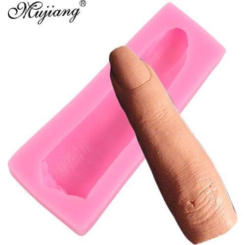Halloween Human Finger Cake Silicone Mold Fondant Cake Decorating Tool Cookie Baking Polymer Clay Candy Chocolate Gumpaste Mould