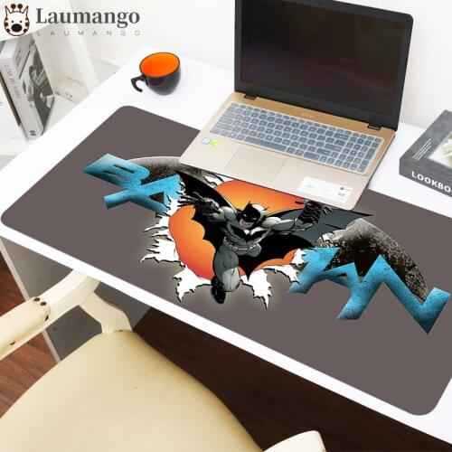 Gamer Mouse pad Keyboard Desk Mat mouse pad gaming play mats as girl or boyfriend gift Batmans LOGO