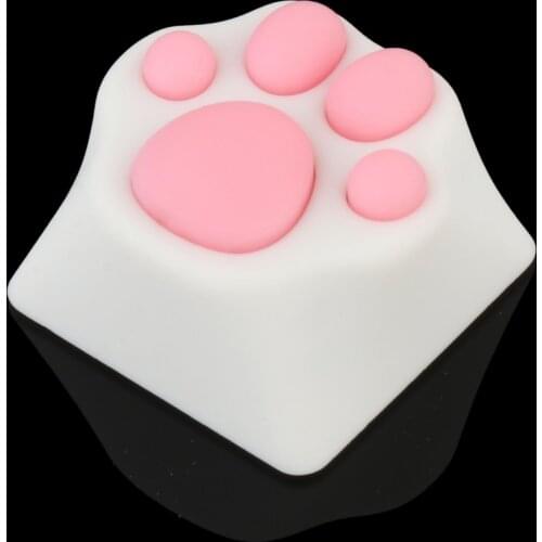 Custom Gaming Keycaps Machinery Keyboard keycaps Cat paw Shape ABS Base for ESC Key, Cat Claw for Cute Keyboard