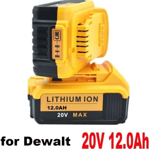 20V 12000mAh Lithium Battery for DeWalt power Tools DCB184 DCB200 rechargeable electric tool set 20Volt 20 v 12000mah Battery
