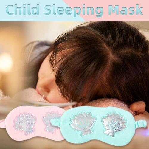 Child Sleeping Eye Mask Cover Kids Cute Sleep Night Mask For Girl Children Travel Eye Sort Bandage Health Relax Nap Blindfold