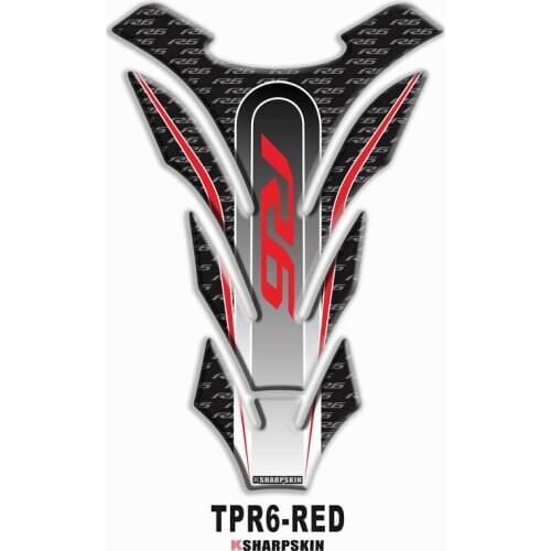 Motorcycle 3D fuel tank pad stickers protective decorative decals For YAMAHA R6 Fish Bone decal